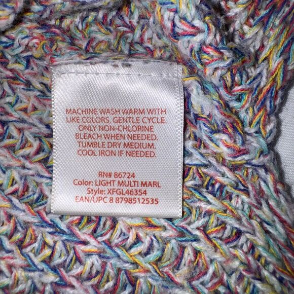 Faded Glory size small Multicolor Knit Sweater - Picture 7 of 8